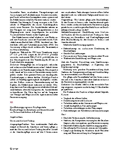 Vorschauseite 2: HeilberufeSCIENCE-Symposium 2012 – Abstracts der Vorträge