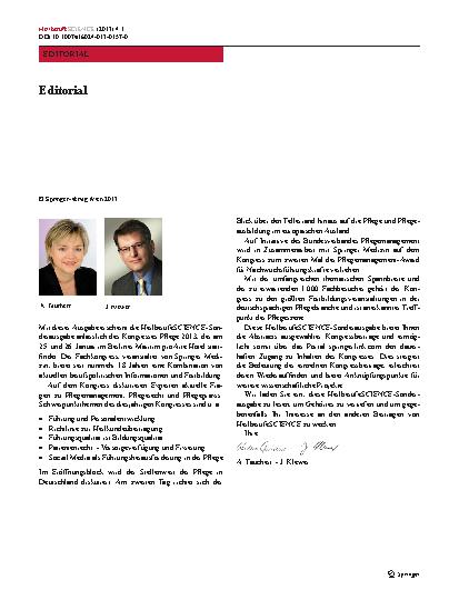 Vorschauseite 1: Editorial