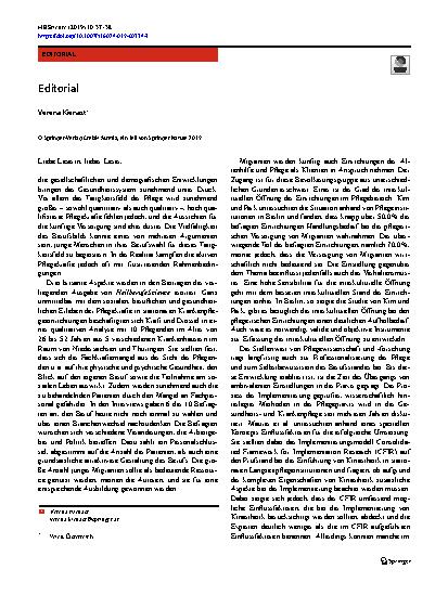 Vorschauseite 1: Editorial