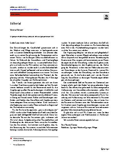 Vorschauseite 1: Editorial