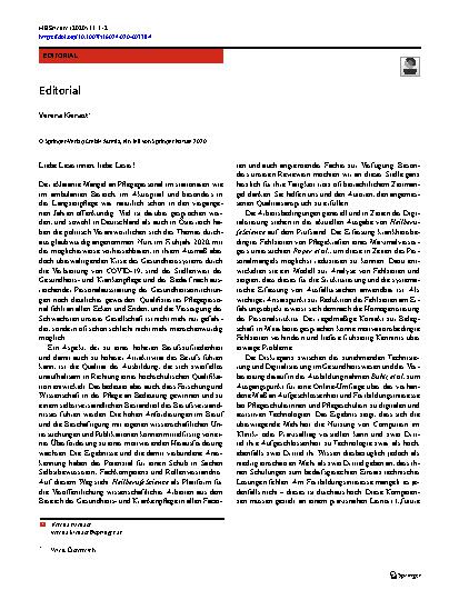 Vorschauseite 1: Editorial