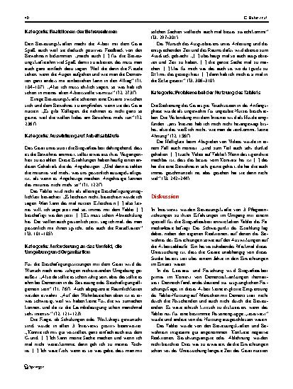Vorschauseite 6: Durch ein Tablet gestützte Biografiearbeit bei älteren Menschen im Pflegeheim: Eine Interview-Studie mit Pflegenden