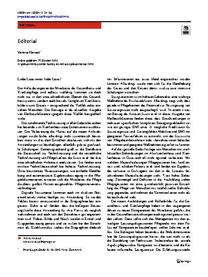 Vorschauseite 1: Editorial