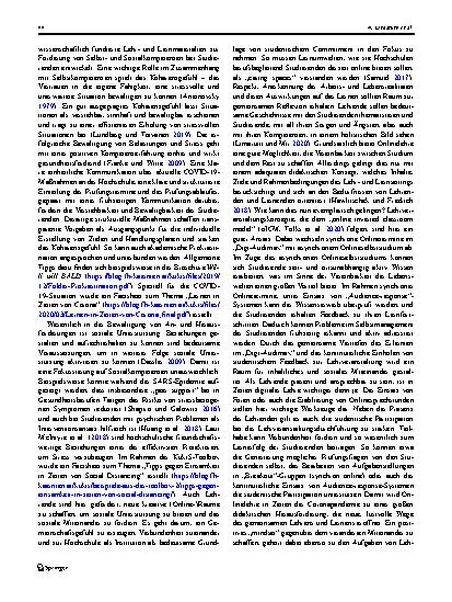 Vorschauseite 6: Wo steht mir der Kopf? – Herausforderungen von berufsbegleitend Studierenden während der COVID-19-Pandemie