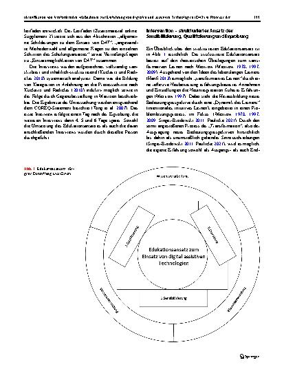 Vorschauseite 4: Identifikation von lernfördernden Maßnahmen zur Einführung von digitalen und assistiven Technologien (DAT) in Prozesse der pflegerischen Versorgung: eine qualitative Studie