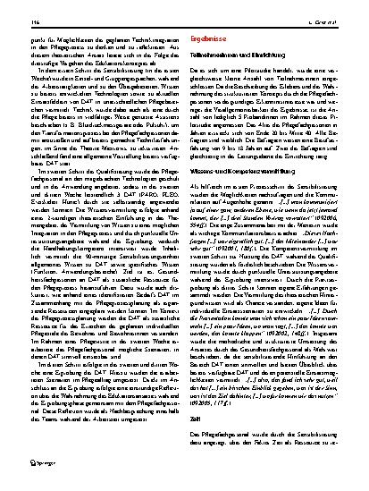 Vorschauseite 5: Identifikation von lernfördernden Maßnahmen zur Einführung von digitalen und assistiven Technologien (DAT) in Prozesse der pflegerischen Versorgung: eine qualitative Studie