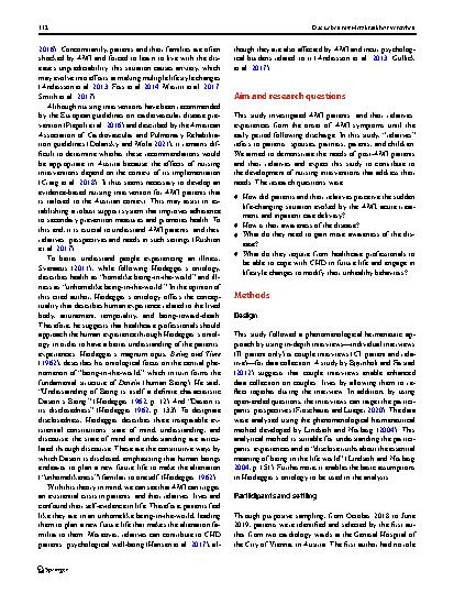 Vorschauseite 3: Exploring patients’ and relatives’ needs following acute myocardial infarction—A qualitative study