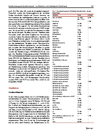 Vorschauseite 5: Selbstbestimmung und Gesundheitszustand – eine Pfadanalyse in der kardiologischen Rehabilitation