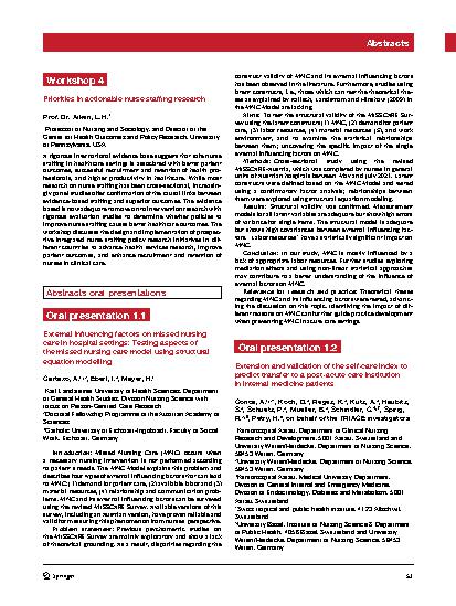 Vorschauseite 3: The 19th European Doctoral Conference Nursing Science – EDCNS