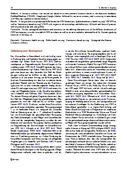 Vorschauseite 2: Dimensionen und konzeptuelle Merkmale des Community Health Nursing