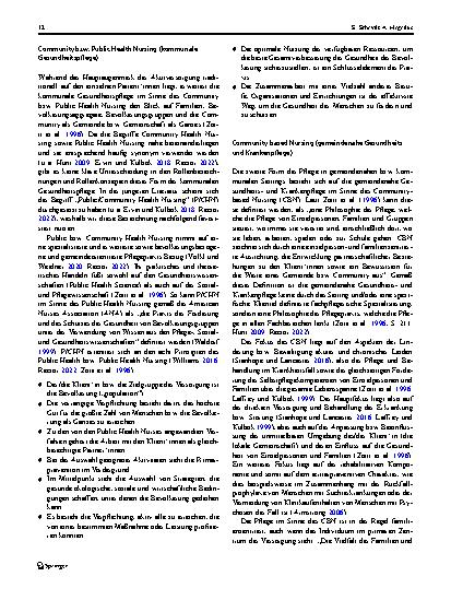 Vorschauseite 4: Dimensionen und konzeptuelle Merkmale des Community Health Nursing