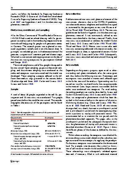 Vorschauseite 3: Experiencing the diagnosis of pancreatic cancer as an acute threat: a grounded theory study on the diagnostic process of people with pancreatic adenocarcinoma