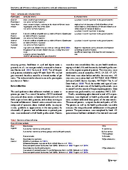 Vorschauseite 3: Similarities and differences in Swiss general practices with and without nurse practitioners