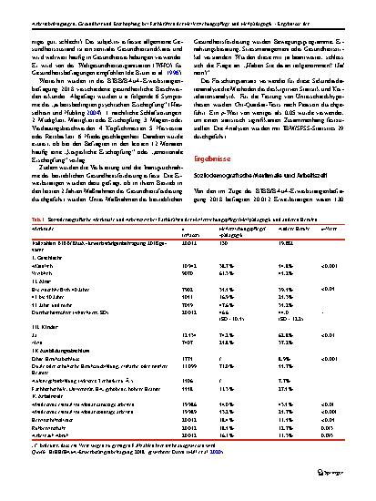 Vorschauseite 5: Arbeitsbedingungen, Gesundheit und Erschöpfung bei Fachkräften der Heilerziehungspflege und Heilpädagogik – Ergebnisse der repräsentativen BIBB/BAuA-Erwerbstätigenbefragung 2018