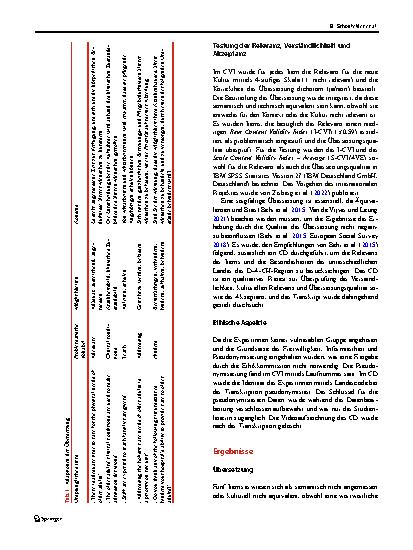 Vorschauseite 4: Das „Geriatric Institutional Assessment Profile“: Übersetzung ins Deutsche, kulturelle Adaption und Pretest