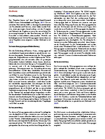 Vorschauseite 3: Handlungsansätze zum Einsatz von hochschulisch qualifizierten Pflegefachpersonen in die pflegerische Praxis: eine qualitative Studie