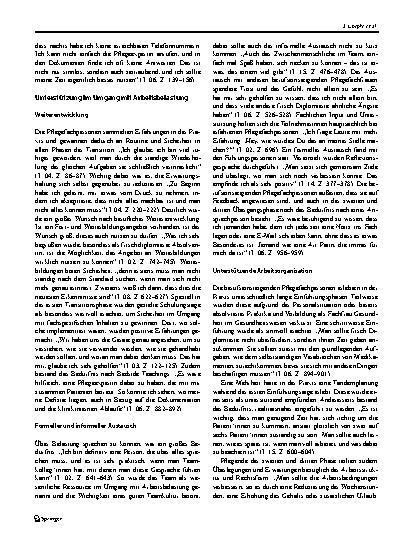 Vorschauseite 6: Unterstützungsbedarf von berufseinsteigenden Pflegefachpersonen im Umgang mit Belastung am Arbeitsplatz – eine qualitative Analyse