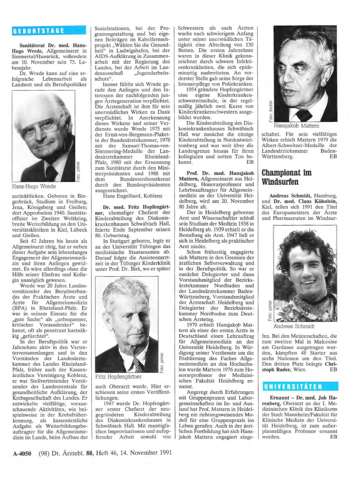 Vorschauseite 1: UNIVERSITÄTEN