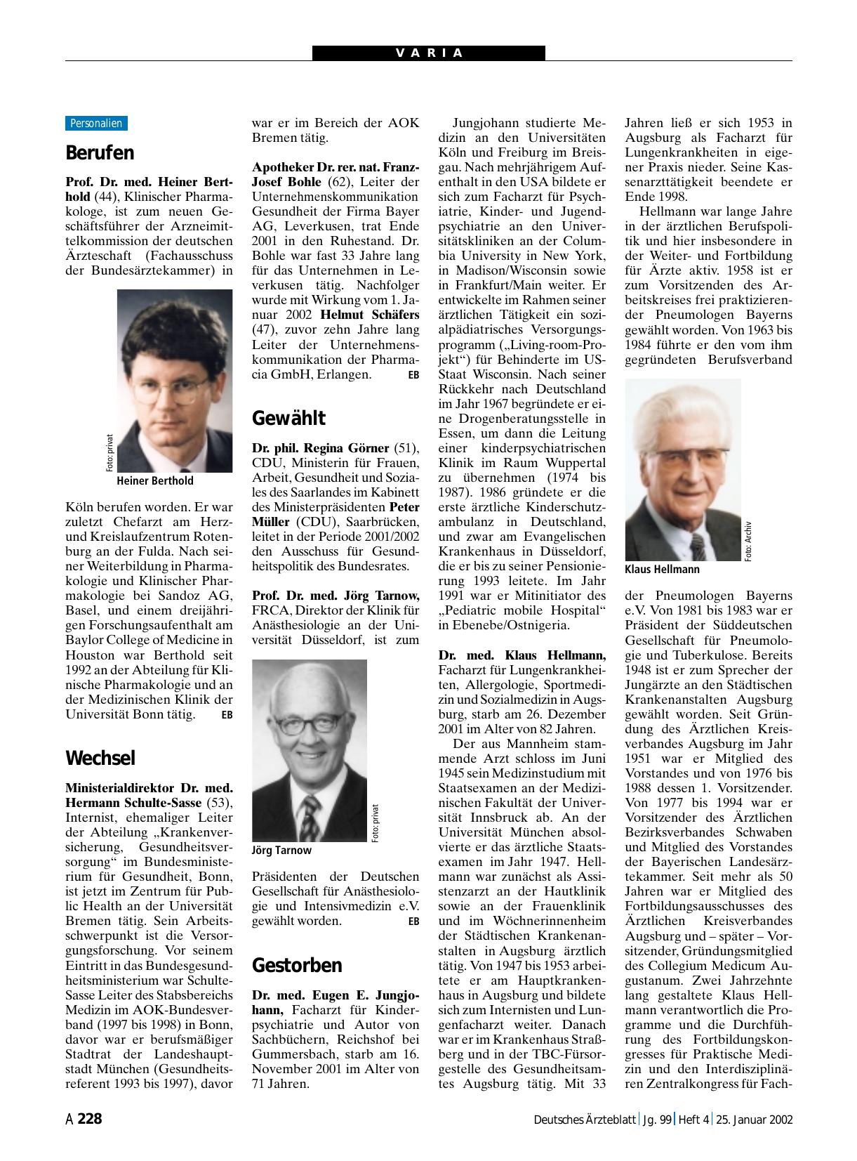 Vorschauseite 1: Gestorben