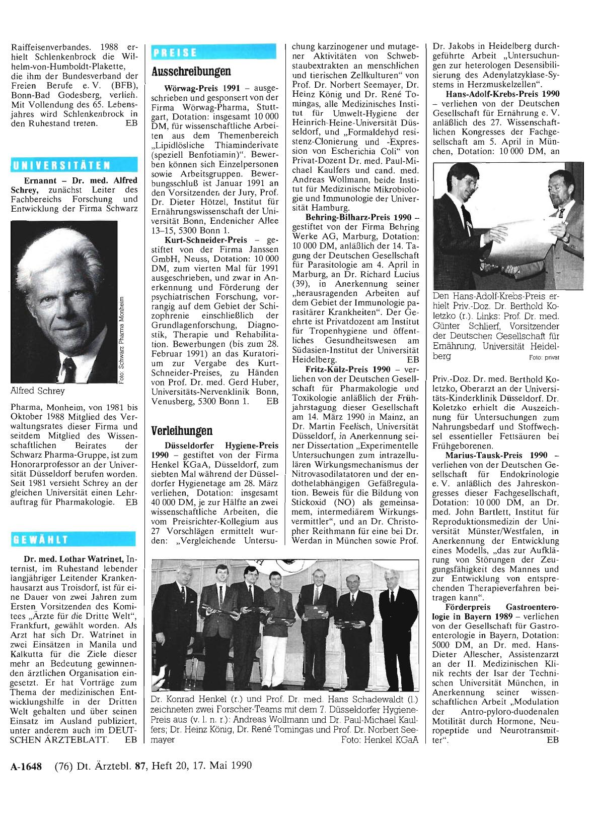 Vorschauseite 1: Universitäten