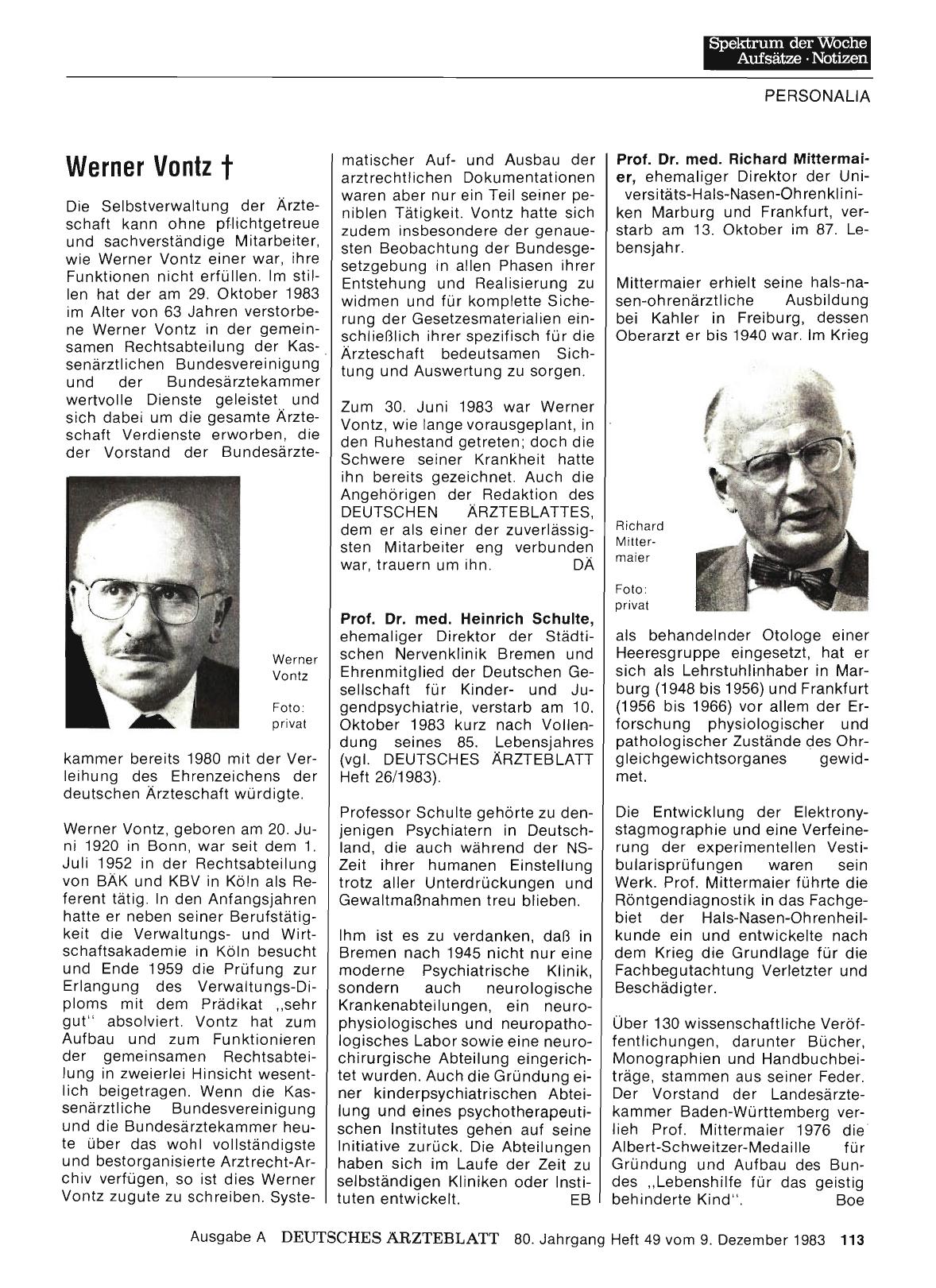 Vorschauseite 1: Prof. Dr. med. Heinrich Schulte