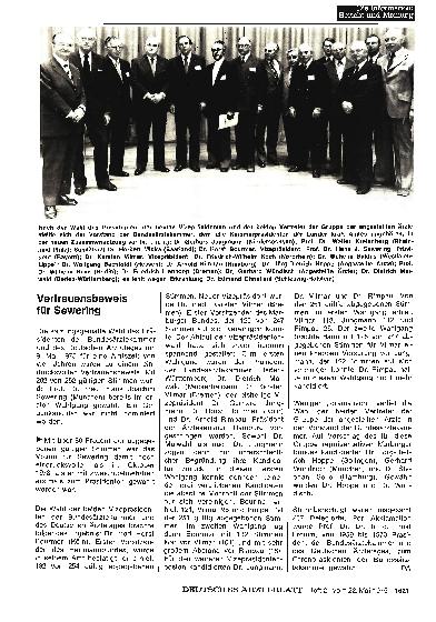 Vorschauseite 1: Vertrauensbeweis für Sewering