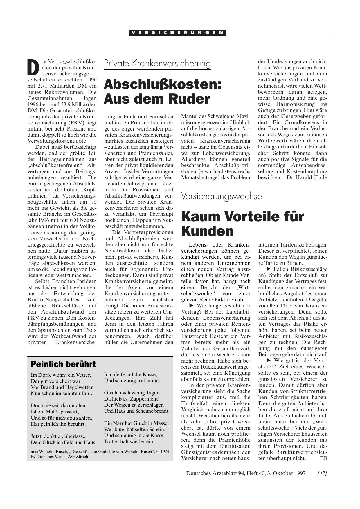 Vorschauseite 1: Peinlich berührt