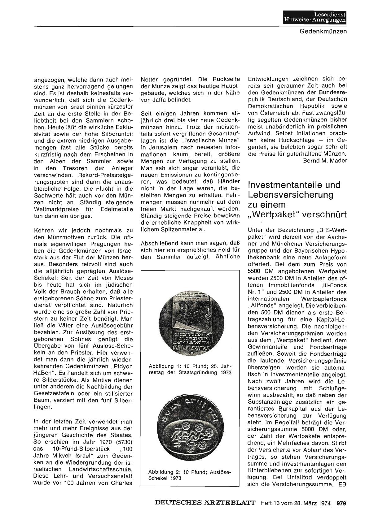 Vorschauseite 1: Investmentanteile und Lebensversicherung zu einem „Wertpaket“ verschnürt