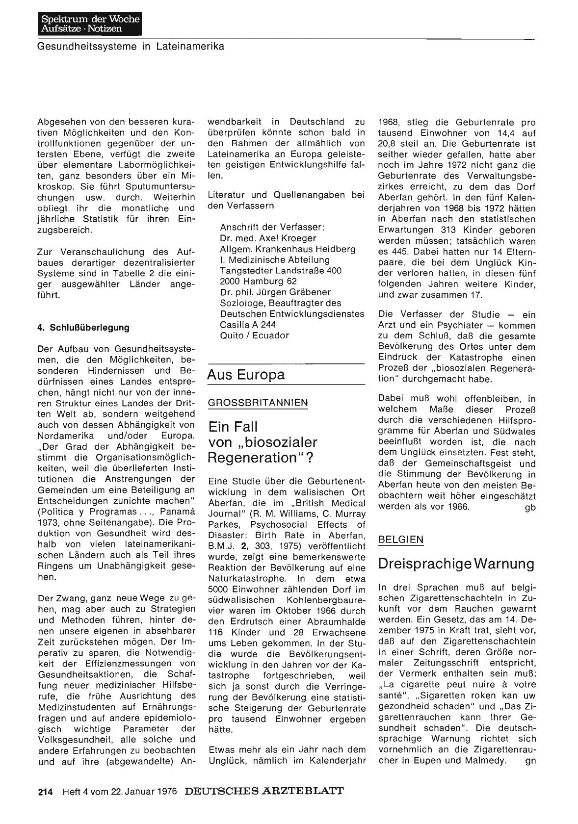 Vorschauseite 1: Großbritannien: Ein Fall von „biosozialer Regeneration“?