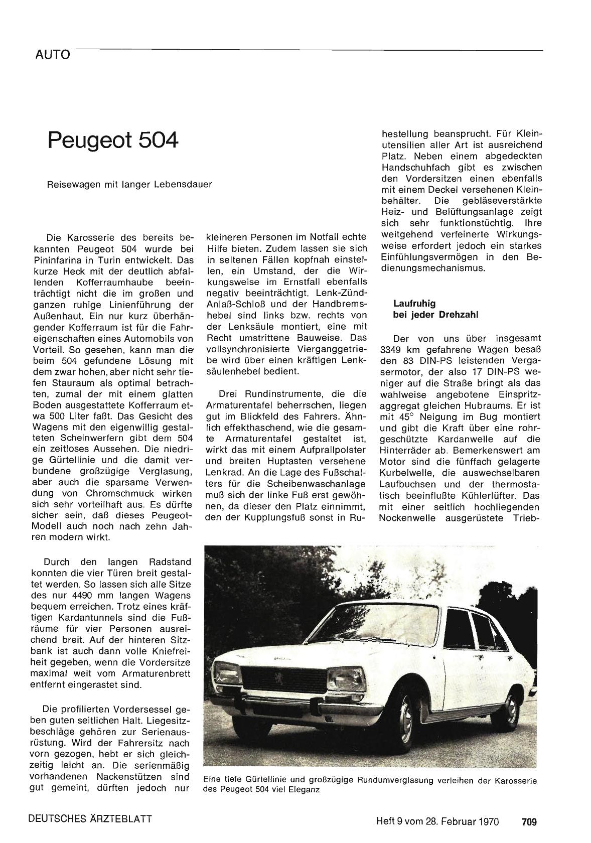 Vorschauseite 1: Peugeot 504