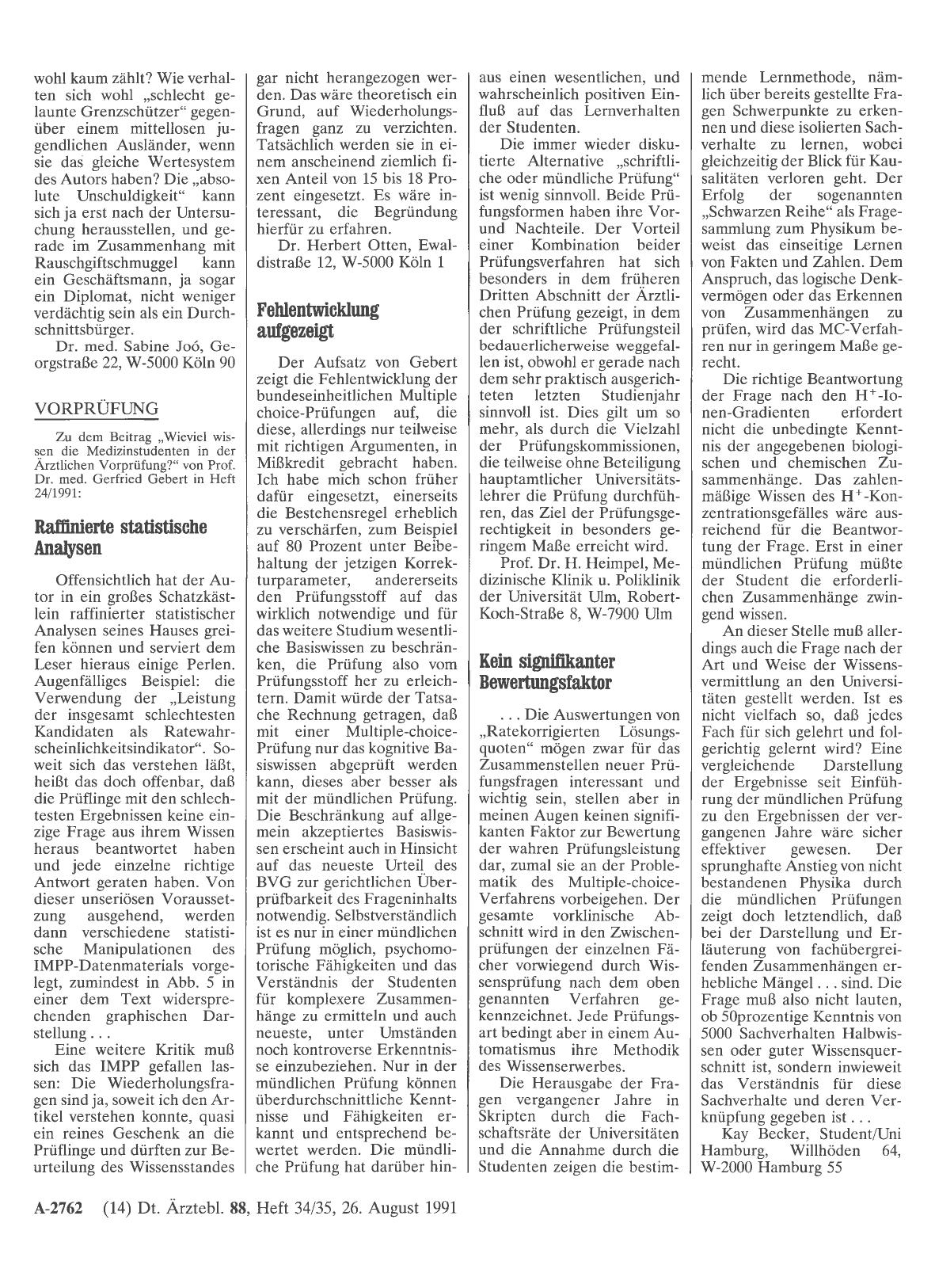 Vorschauseite 1: VORPRÜFUNG: Raffinierte statistische Analysen