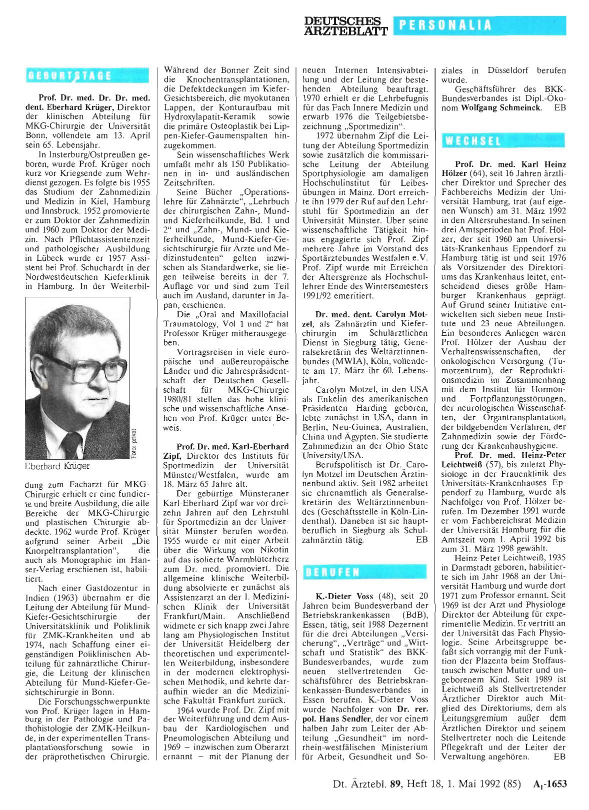 Vorschauseite 1: Geburtstage