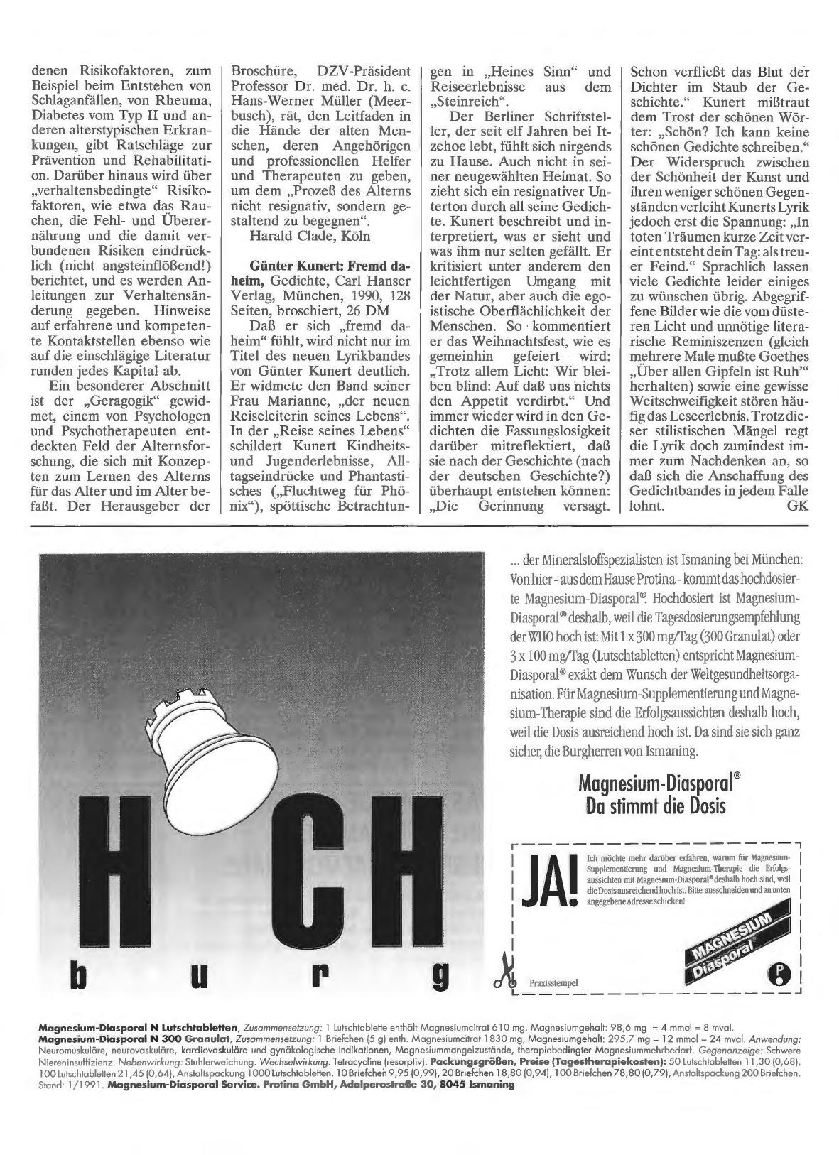 Vorschauseite 1: Günter Kunert: Fremd daheim