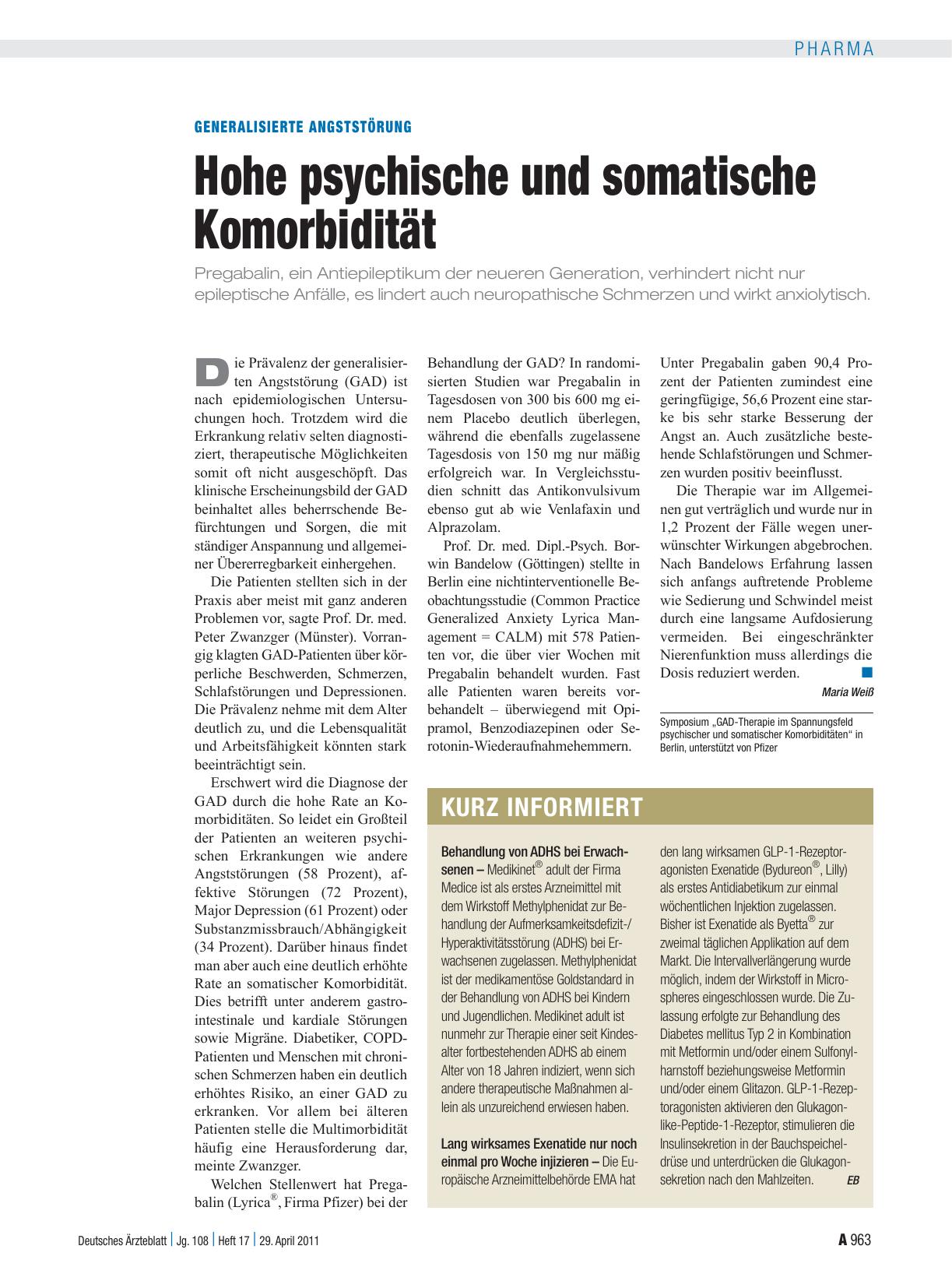 Vorschauseite 1: Kurz informiert