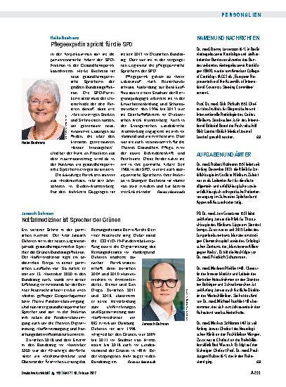 Vorschauseite 1: Janosch Dahmen: Notfallmediziner ist Sprecher der Grünen