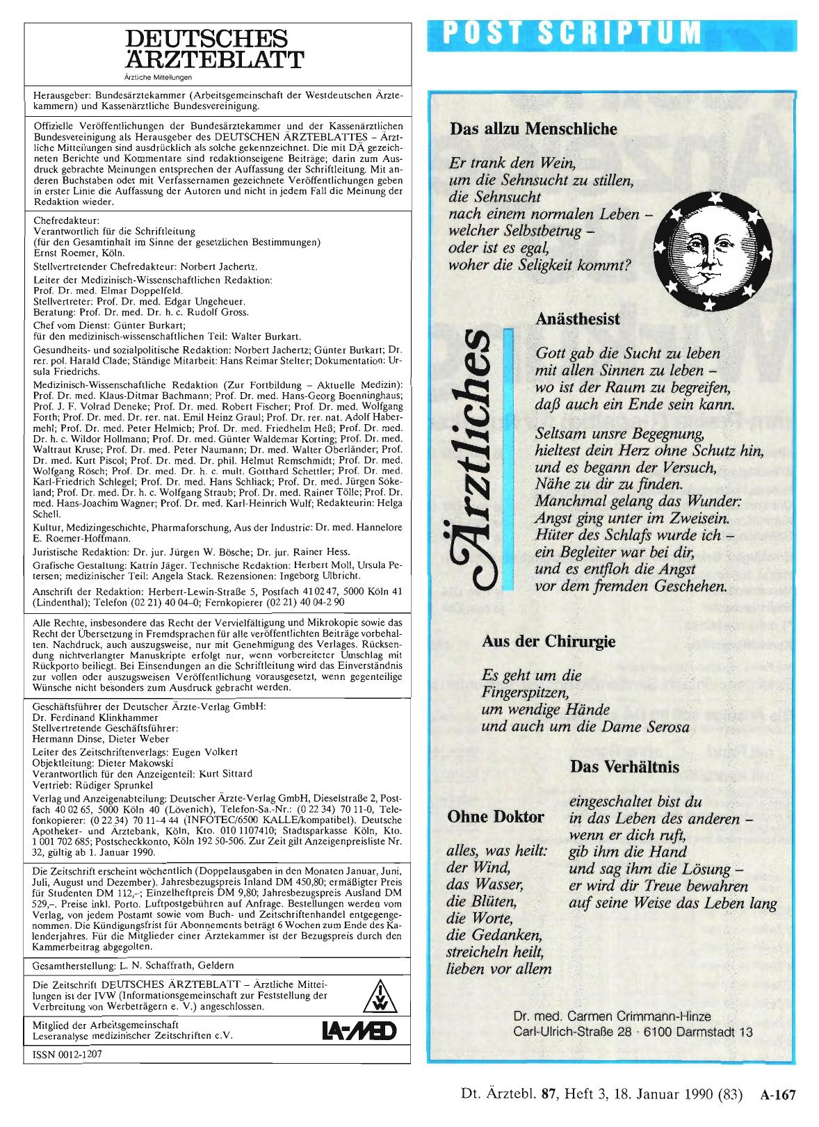 Vorschauseite 1: Ärztliches