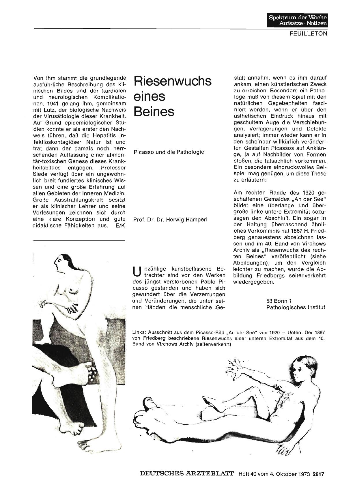 Vorschauseite 1: Riesenwuchs eines Beines