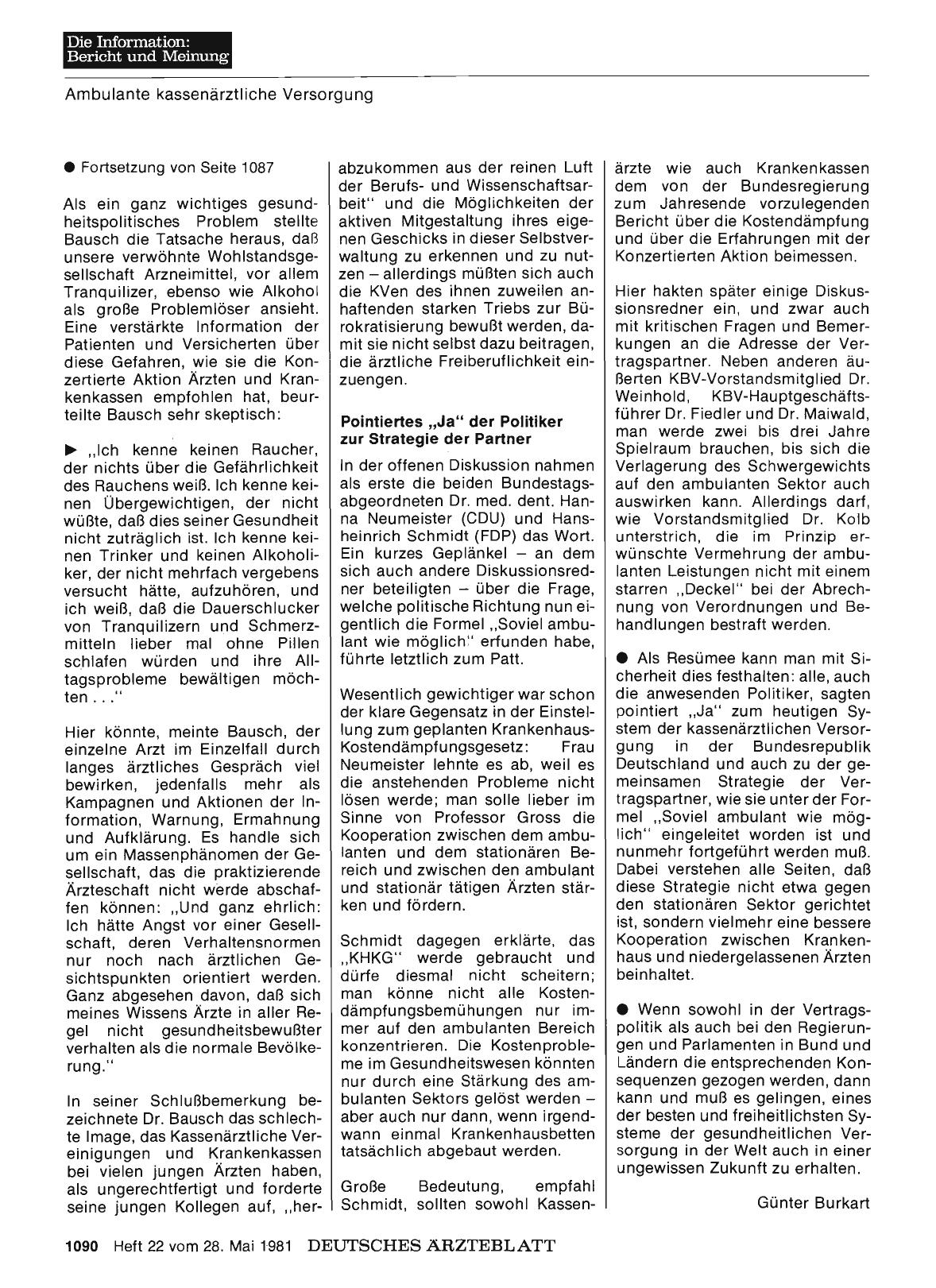 Vorschauseite 1: Die ambulante kassenärztliche Versorgung ist Schwerpunkt der gesundheitlichen Betreuung (Teil 2)