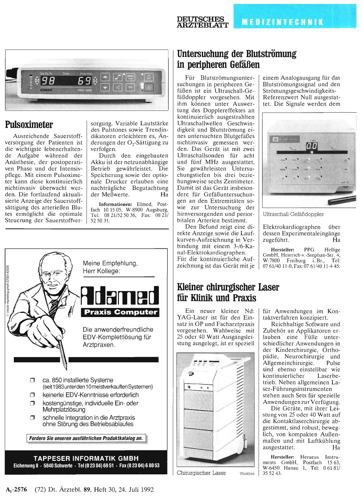 Vorschauseite 1: Pulsoximeter