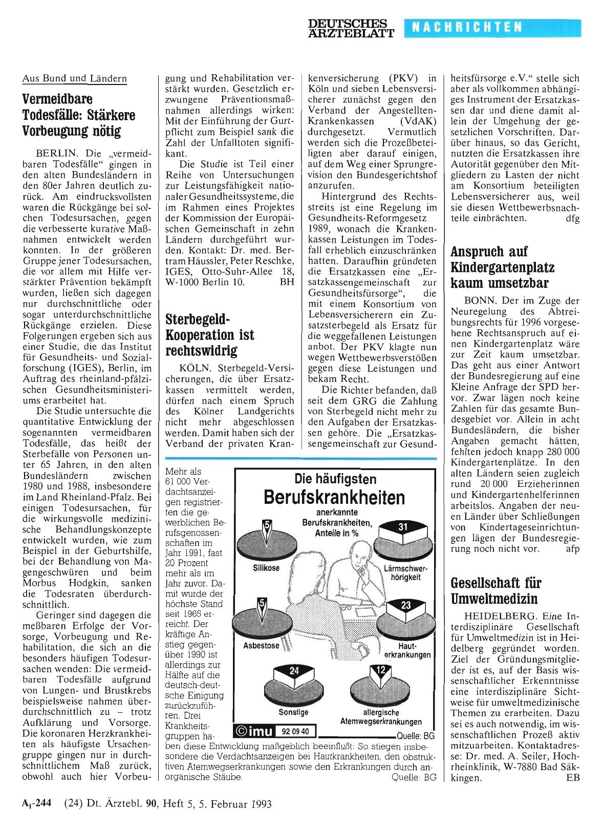 Vorschauseite 1: Gesellschaft für Umweltmedizin