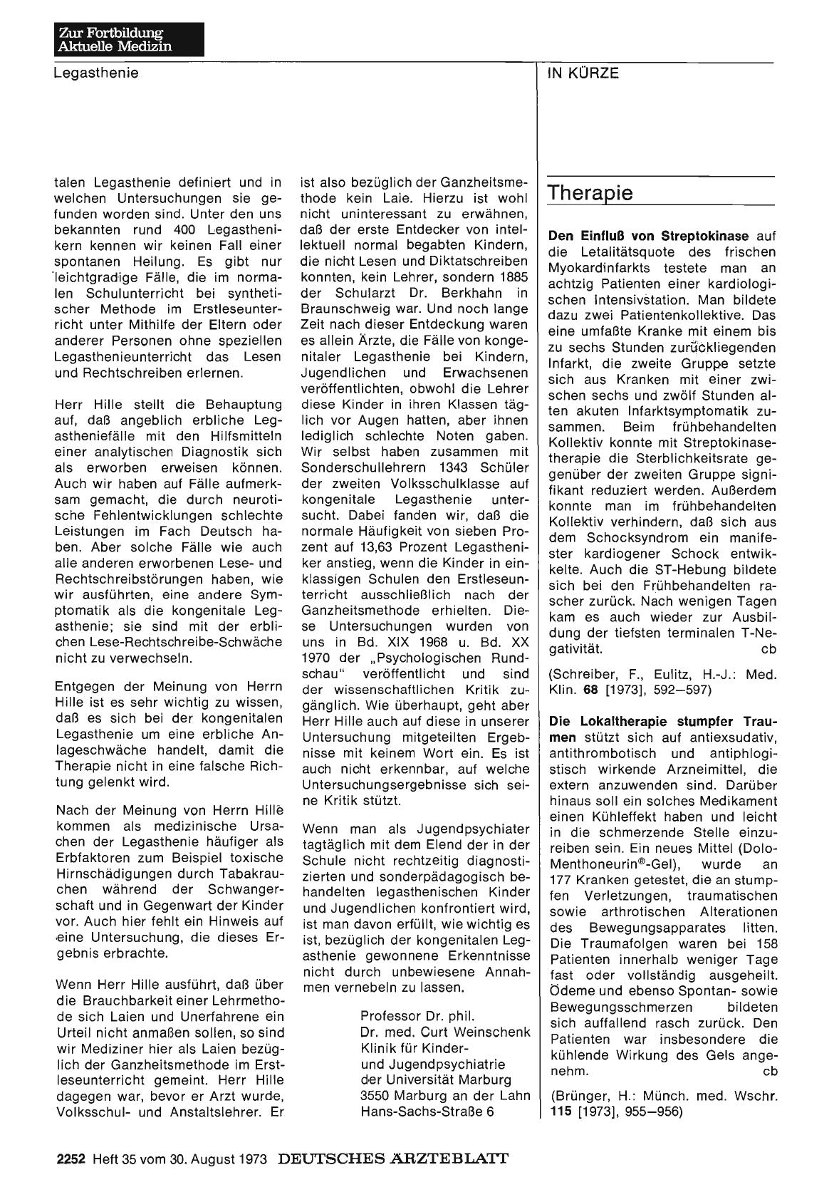 Vorschauseite 1: Therapie