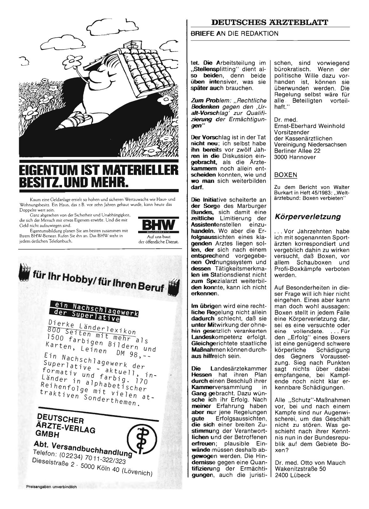 Vorschauseite 1: BOXEN: Körperverletzung