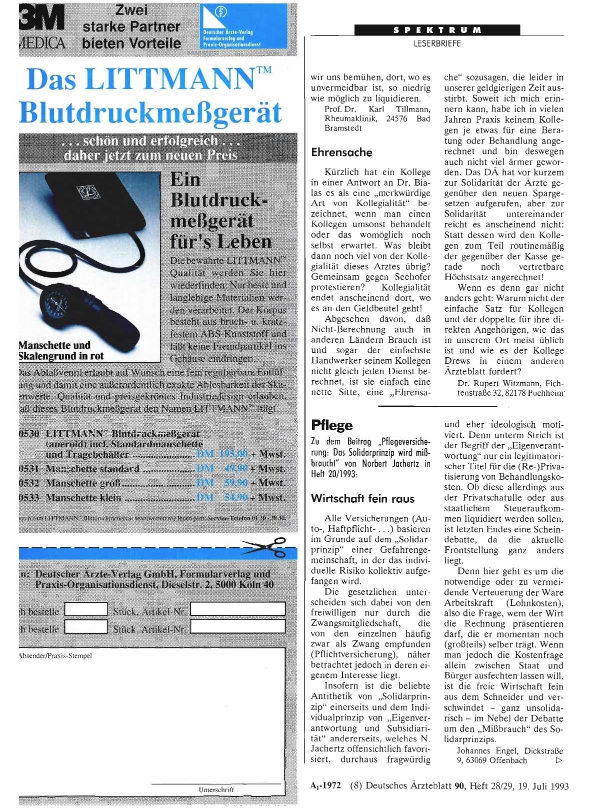 Vorschauseite 1: Pflege: Wirtschaft fein raus