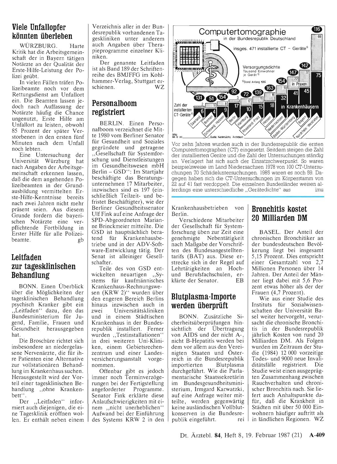 Vorschauseite 1: Blutplasma-Importe werden überprüft
