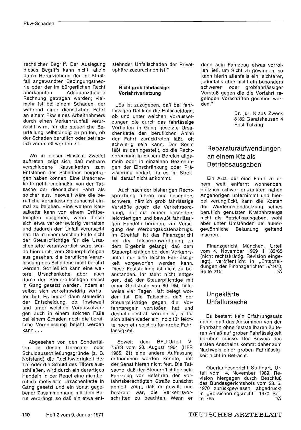 Vorschauseite 1: Ungeklärte Unfallursache