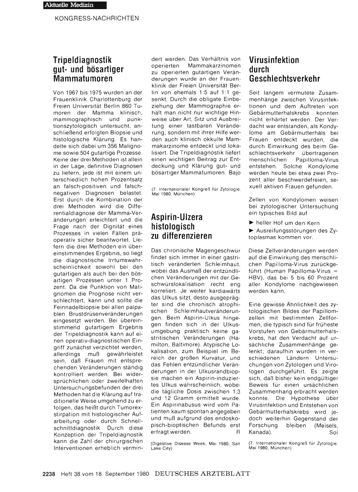 Vorschauseite 1: Tripeldiagnostik gutund bösartiger Mammatumoren