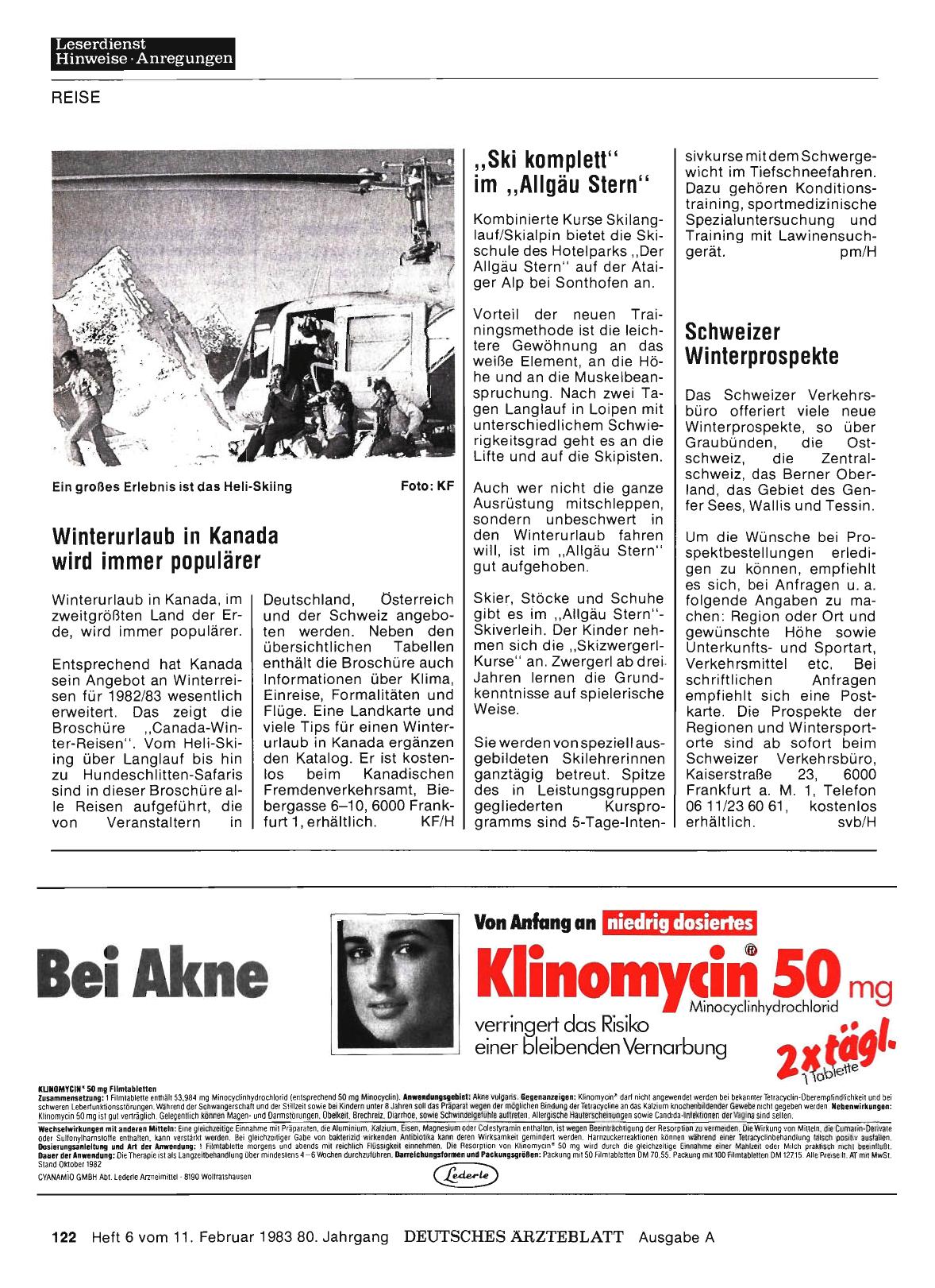 Vorschauseite 1: Schweizer Winterprospekte