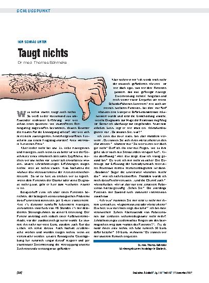 Vorschauseite 1: Von schräg unten: Taugt nichts