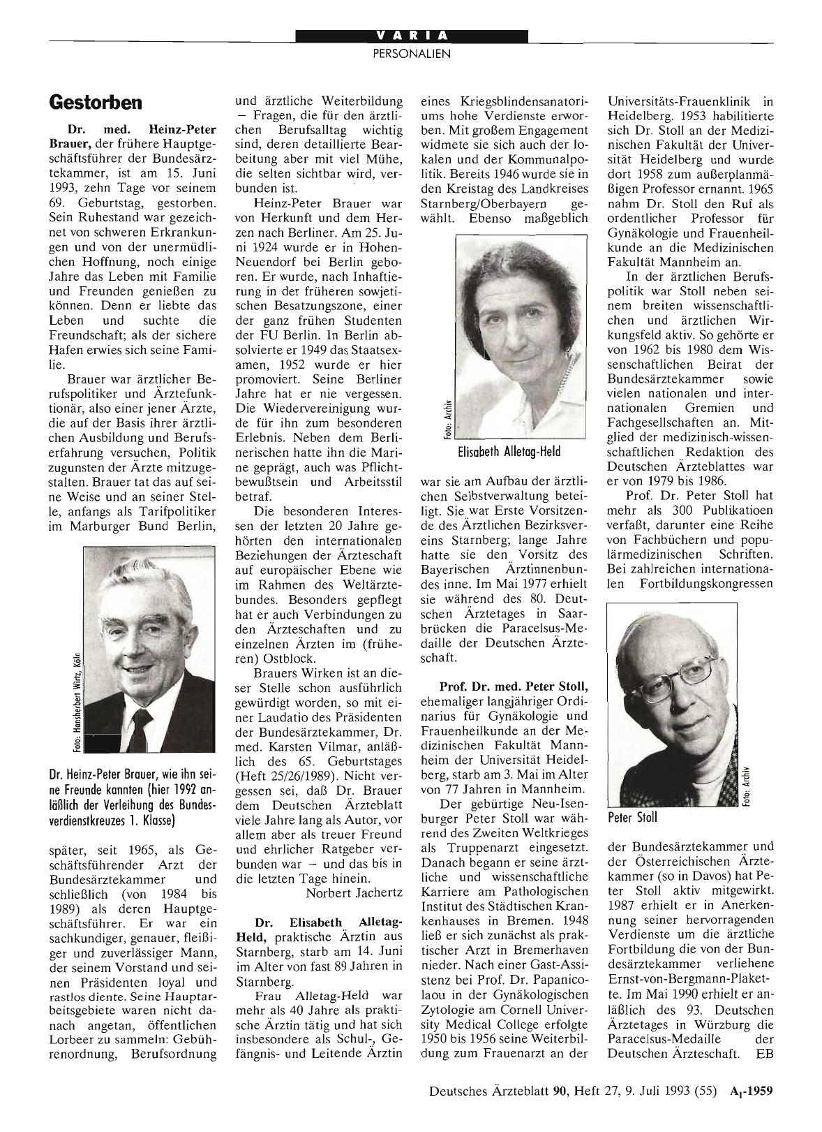 Vorschauseite 1: Gestorben