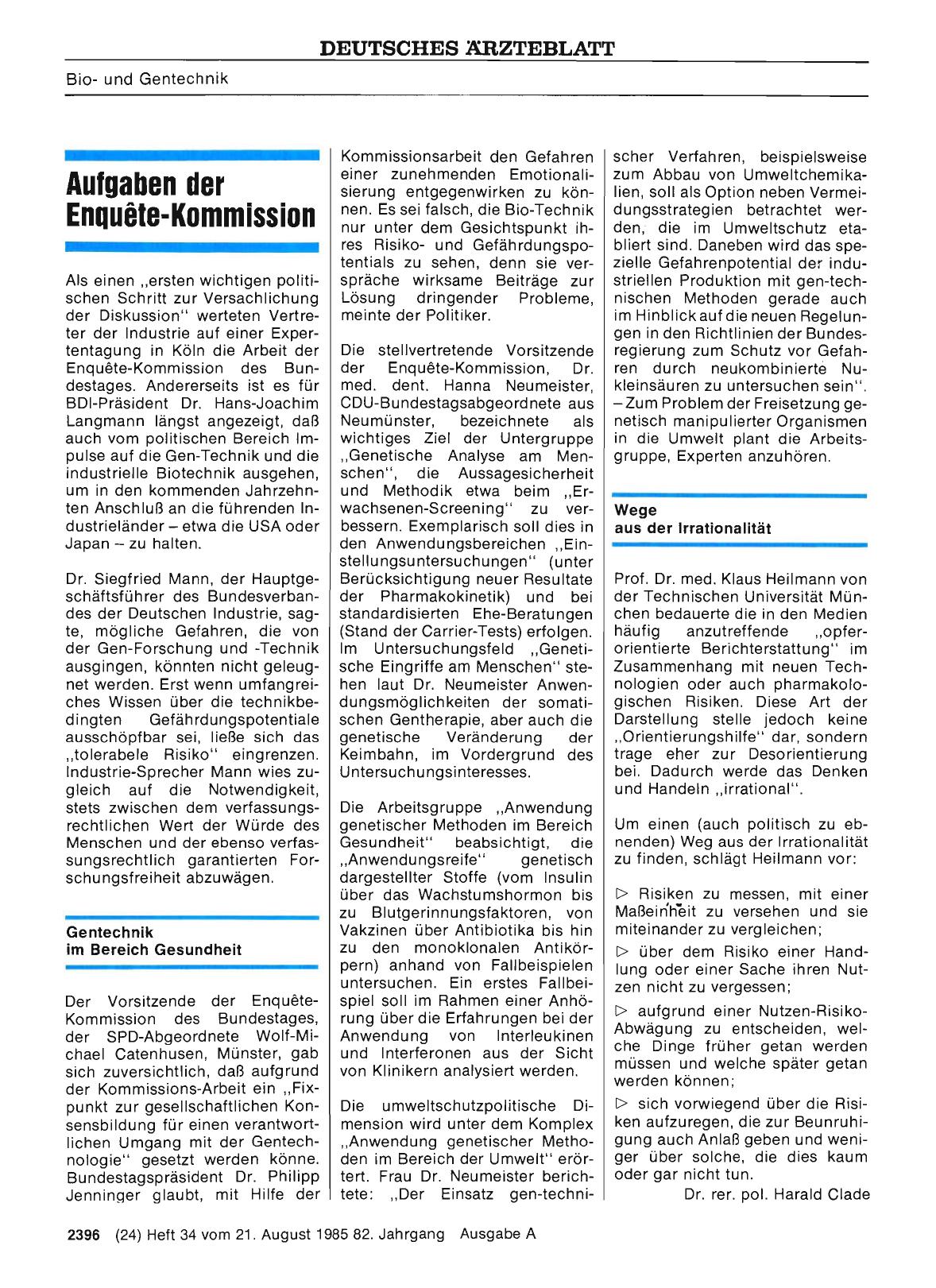 Vorschauseite 1: Aufgaben der Enquöte-Kommission